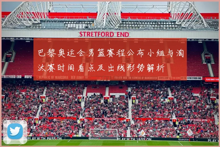 巴黎奥运会男篮赛程公布小组与淘汰赛时间看点及出线形势解析