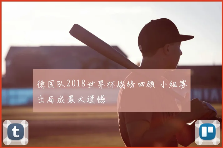 德国队2018世界杯战绩回顾 小组赛出局成最大遗憾